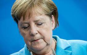 Angela Merkel Krank