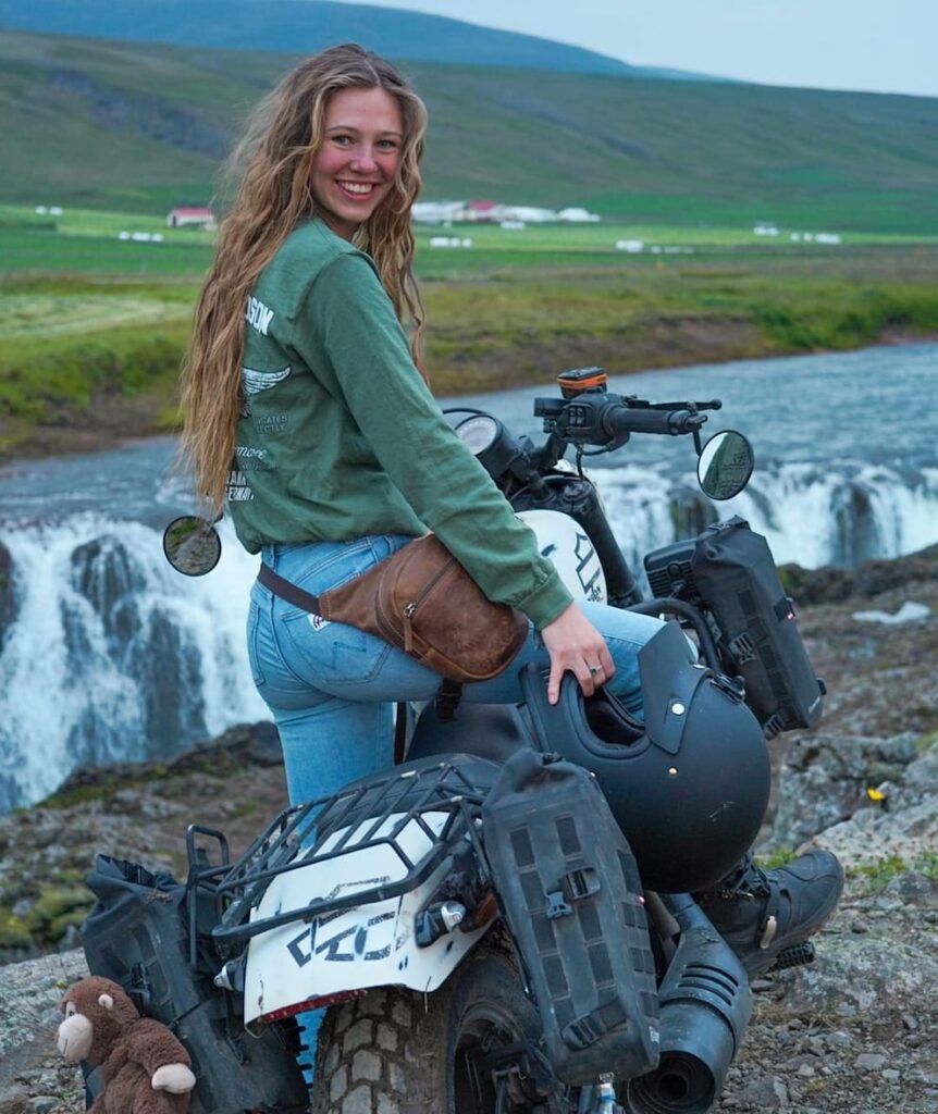 Affe auf Bike Krankheit